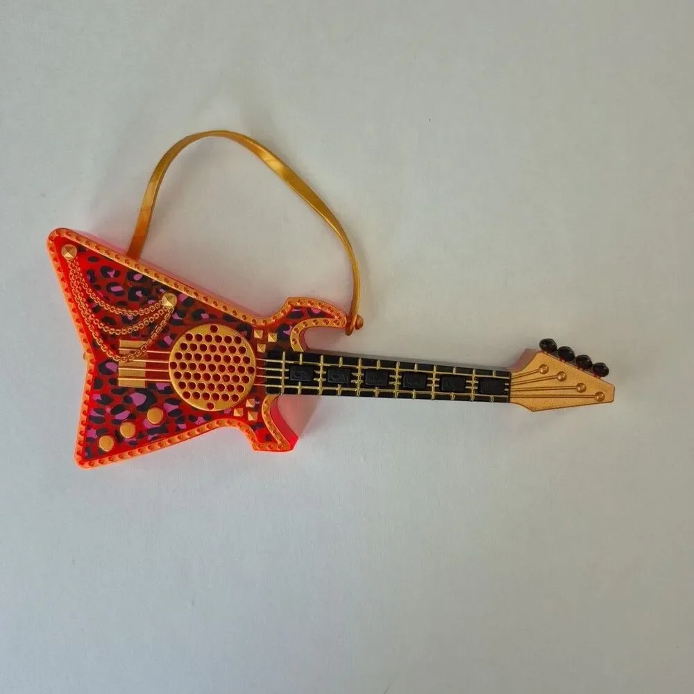 Lol Suprise Dolls OMG Ferocious Fierce Orange Electric Musical Guitar Accessory